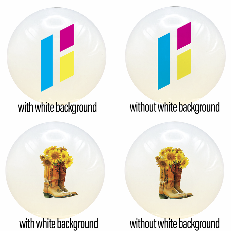 Design your own Custom 20mm Bubblegum Beads White Jelly Semi Transparent  White examples