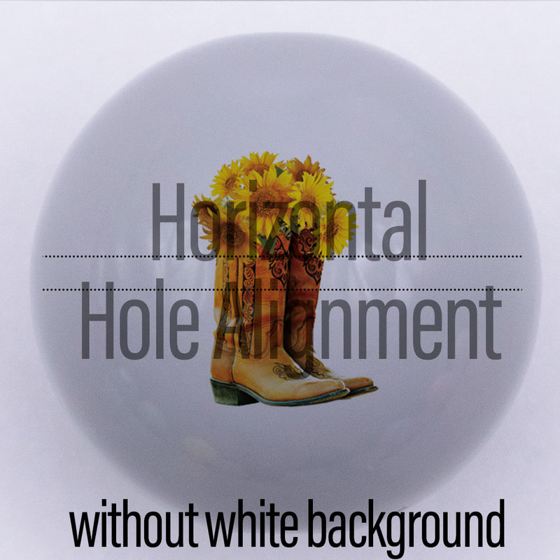20mm gray gloss custom printed bubblegum bead  without white background horizontal hole alignment