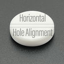 2 different IMAGES- 20mm White Gloss FLAT Beads-INCLUDES GLOSS FINISH (NEW)