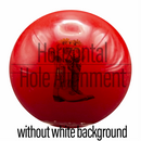 Custom 20mm Red Gloss Bubblegum Beads-INCLUDES GLOSS FINISH (NEW)