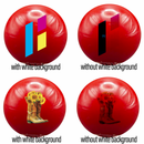 Custom 20mm Red Gloss Bubblegum Beads-INCLUDES GLOSS FINISH (NEW)