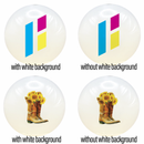 Design your own Custom 20mm Bubblegum Beads White Jelly Semi Transparent  White examples