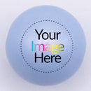 20mm blue matte custom printed bubblegum beads your image here 