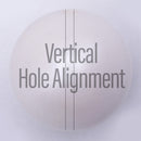 20mm customizable bubblegum bead with vertical bead hole alignment