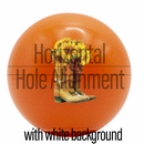 Custom 20mm Orange Gloss Bubblegum Beads-INCLUDES GLOSS FINISH (NEW)