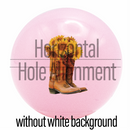 Custom Baby Pink Jelly Semi Transparent 20mm Bubblegum Beads