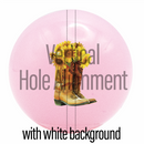 Custom Baby Pink Jelly Semi Transparent 20mm Bubblegum Beads