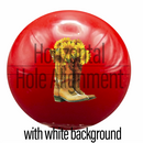 Custom 20mm Red Gloss Bubblegum Beads-INCLUDES GLOSS FINISH (NEW)