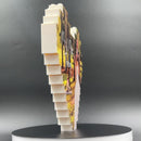 Custom Heart Photo Building Brick - heart shaped horizontal