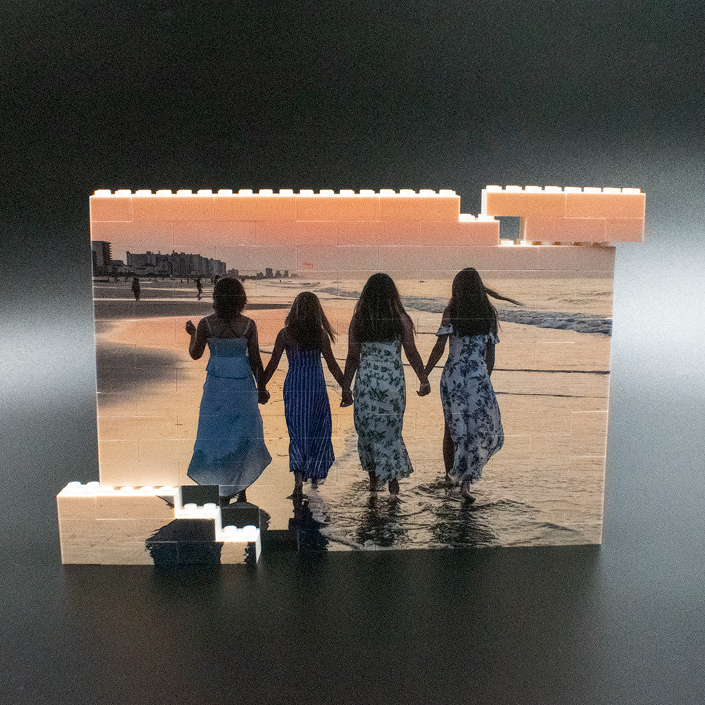 Custom Photo Building Brick - large horizontal